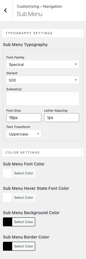Setting up header & navigation menu using “General Menu Layout ...